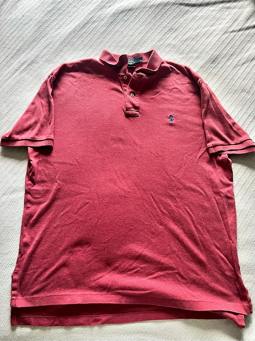 Polo by Ralph Lauren Men's Polo Shirt Red Size Large